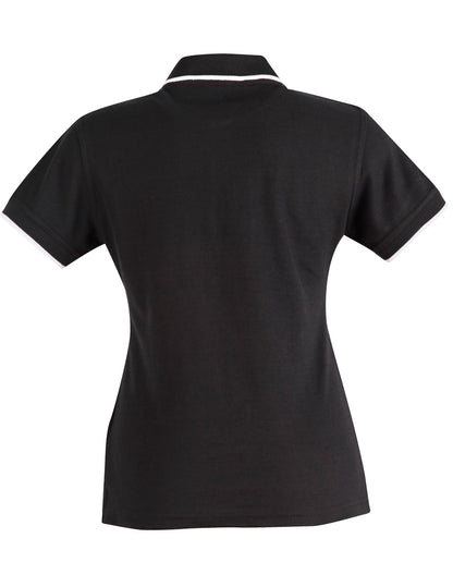 [PS48A] Ladies' Poly/Cotton Contrast Pique S/S Polo