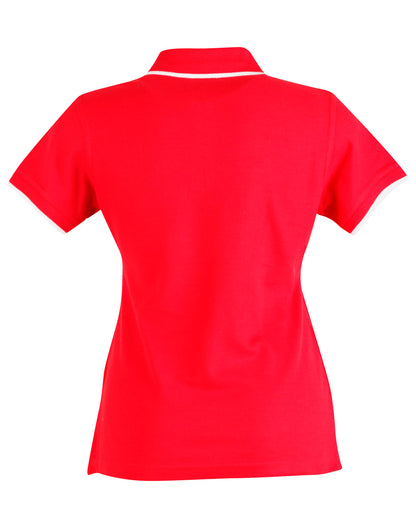 [PS48A] Ladies' Poly/Cotton Contrast Pique S/S Polo