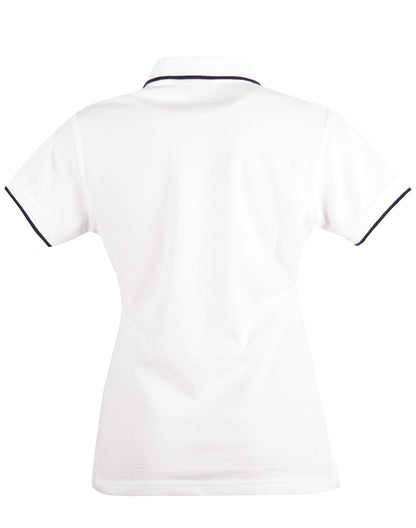 [PS48A] Ladies' Poly/Cotton Contrast Pique S/S Polo