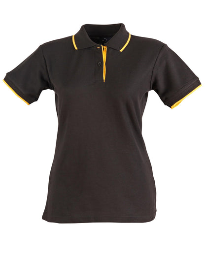 [PS48A] Ladies' Poly/Cotton Contrast Pique S/S Polo