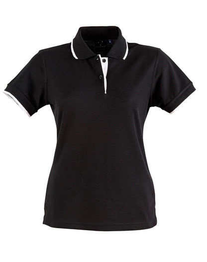 [PS48A] Ladies' Poly/Cotton Contrast Pique S/S Polo