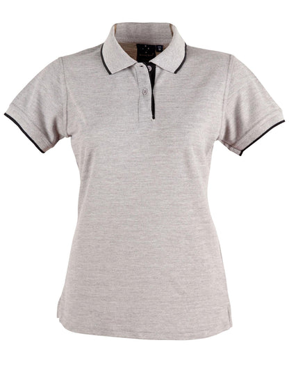 [PS48A] Ladies' Poly/Cotton Contrast Pique S/S Polo