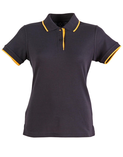 [PS48A] Ladies' Poly/Cotton Contrast Pique S/S Polo
