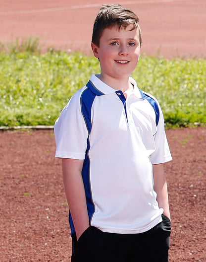 [PS49K] Kids' mini waffle CoolDry Polo