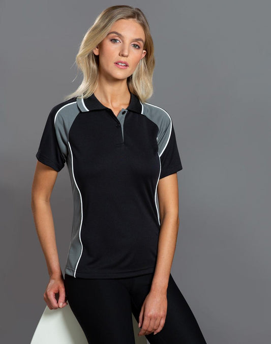 [PS50] Ladies' mini waffle CoolDry Polo
