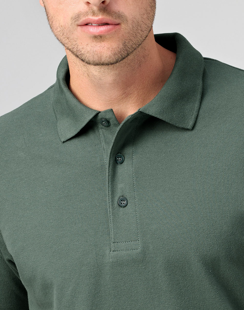 [PS55] Men's cotton stretch polo