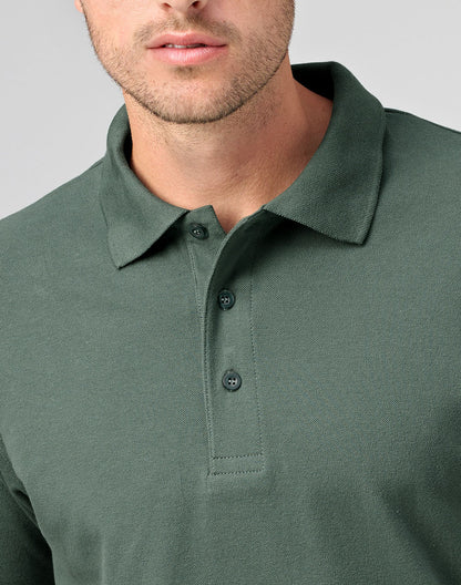 [PS55] Men's cotton stretch polo
