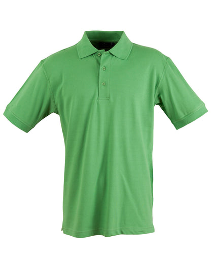 [PS55] Men's cotton stretch polo