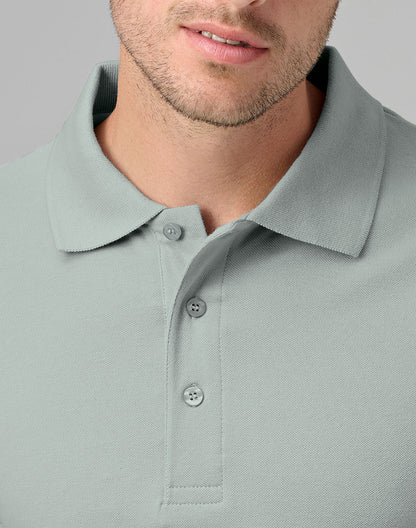 [PS55] Men's cotton stretch polo
