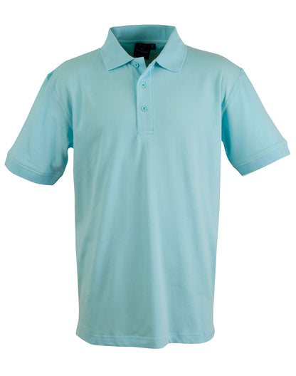 [PS55] Men's cotton stretch polo