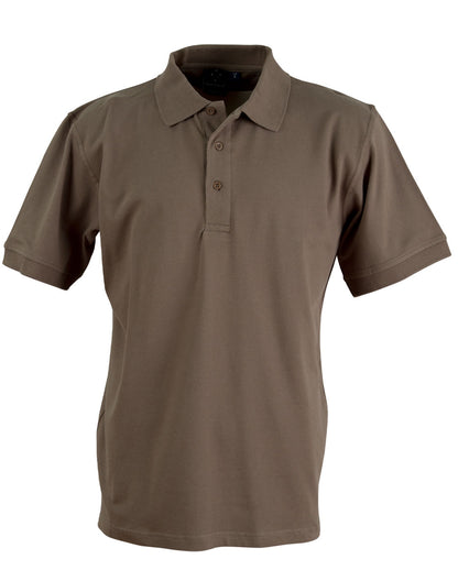 [PS55] Men's cotton stretch polo