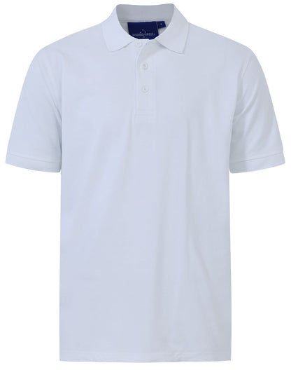 [PS55] Men's cotton stretch polo