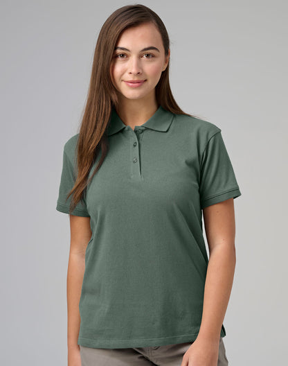 [PS56] ladies cotton stretch polo