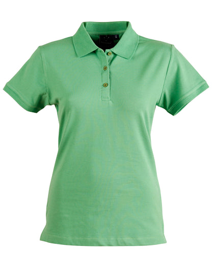 [PS56] ladies cotton stretch polo