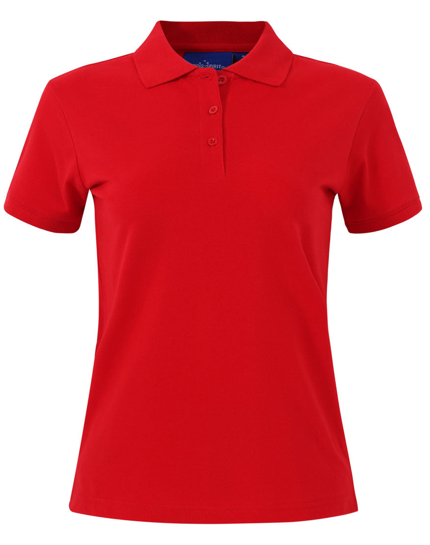 [PS56] ladies cotton stretch polo