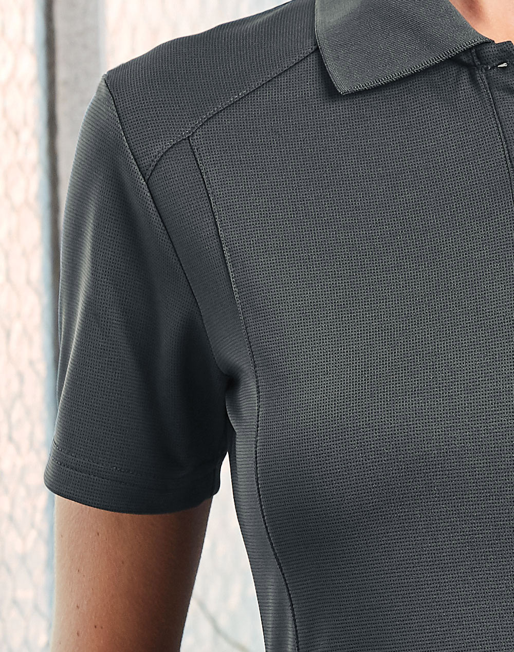 [PS60] ladies bamboo charcoal S/S Polo