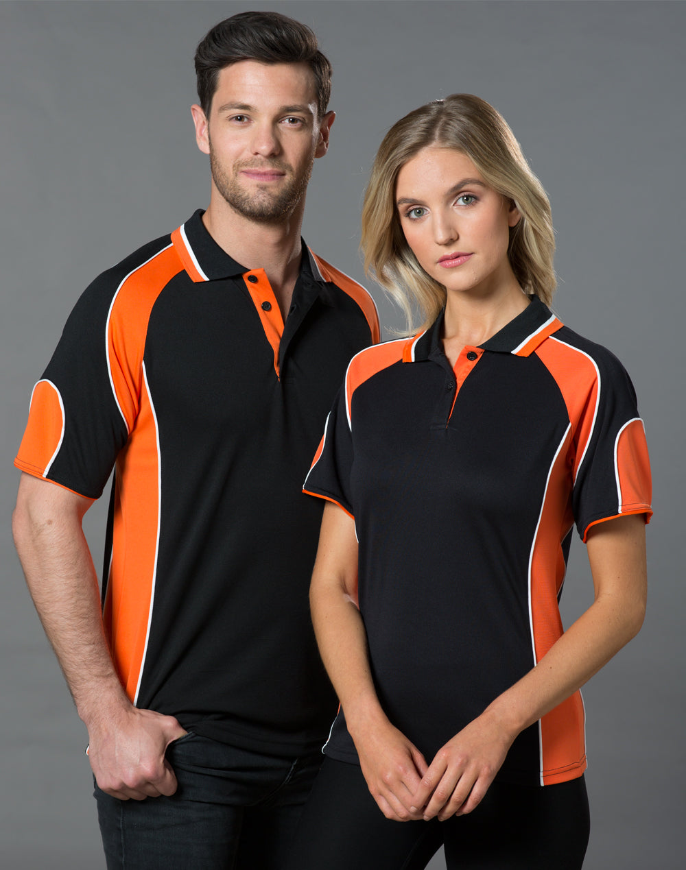 [PS62] Ladies' Cooldry Contrast Polo With Sleeve Panel