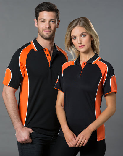[PS62] Ladies' Cooldry Contrast Polo With Sleeve Panel