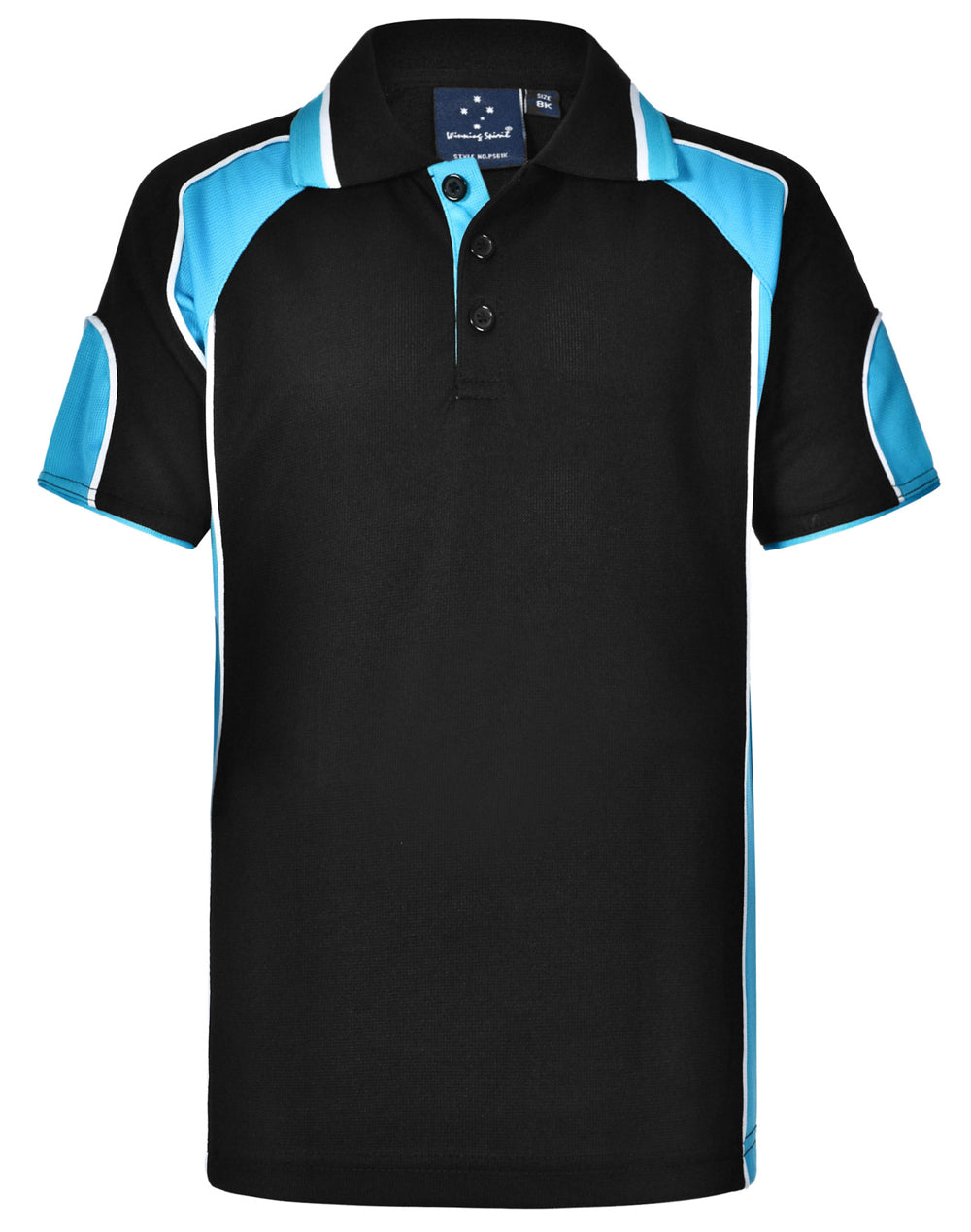 [PS61K] Kid's Cooldry Contrast Polo With Sleeve Panel