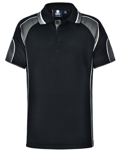 [PS61K] Kid's Cooldry Contrast Polo With Sleeve Panel