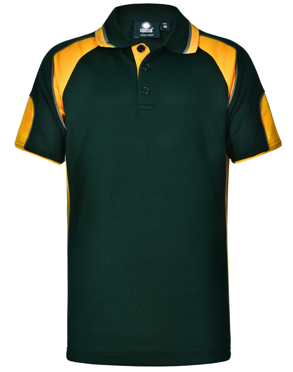 [PS61K] Kid's Cooldry Contrast Polo With Sleeve Panel