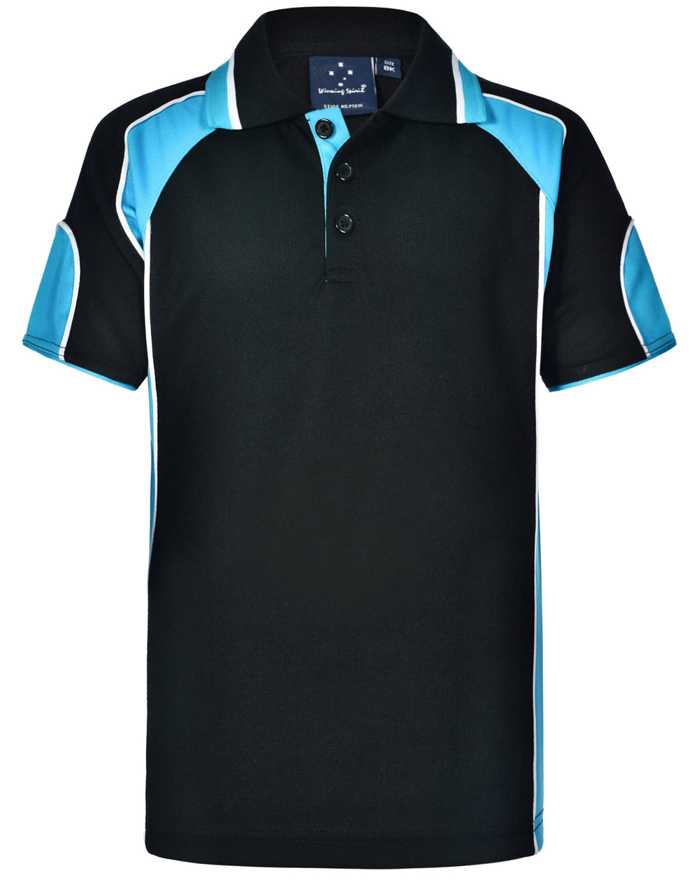 [PS61K] Kid's Cooldry Contrast Polo With Sleeve Panel