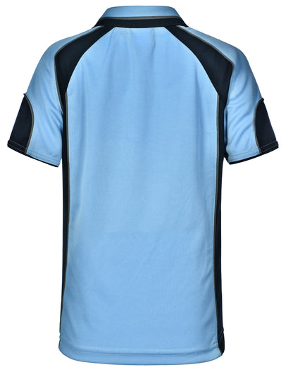 [PS61K] Kid's Cooldry Contrast Polo With Sleeve Panel