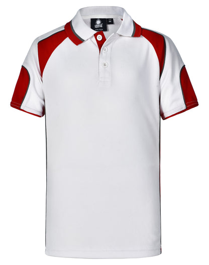 [PS61K] Kid's Cooldry Contrast Polo With Sleeve Panel