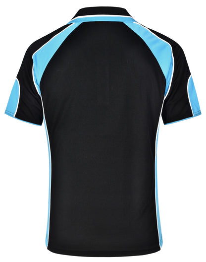[PS61] Men's Cooldry Contrast Polo With Sleeve Panel