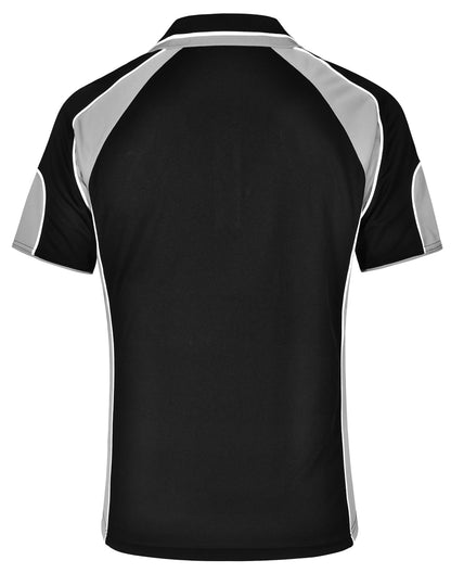 [PS61] Men's Cooldry Contrast Polo With Sleeve Panel