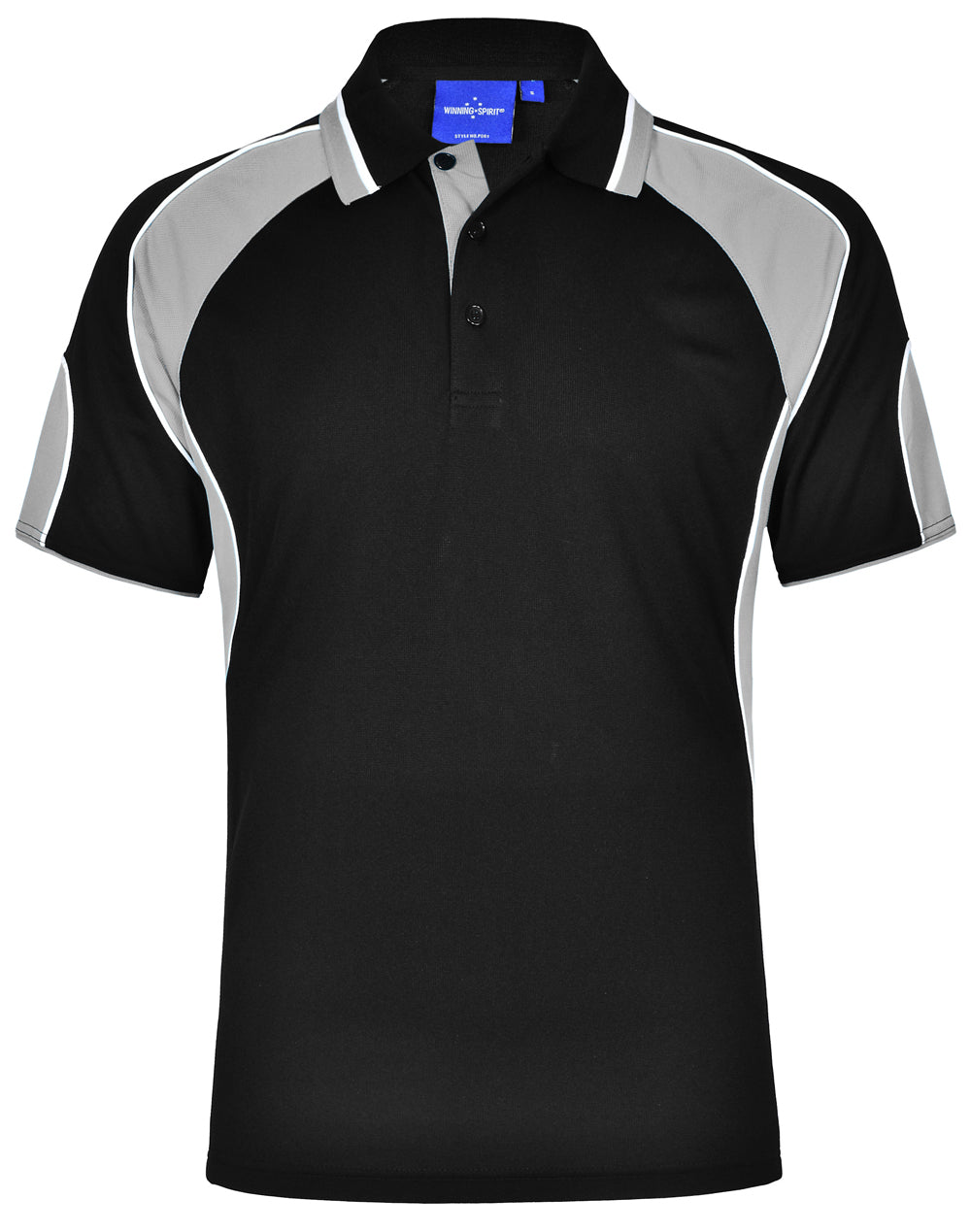 [PS61] Men's Cooldry Contrast Polo With Sleeve Panel