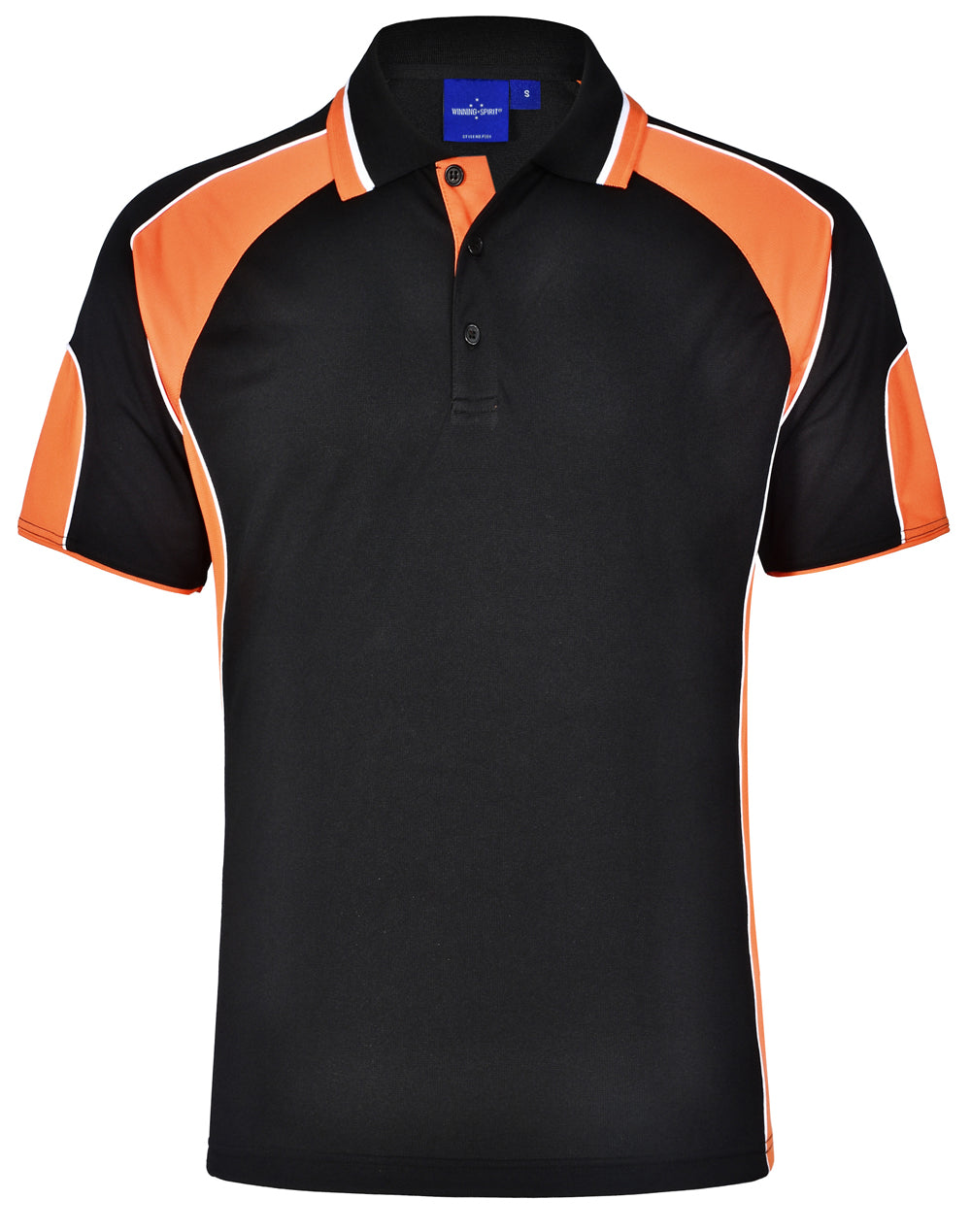 [PS61] Men's Cooldry Contrast Polo With Sleeve Panel