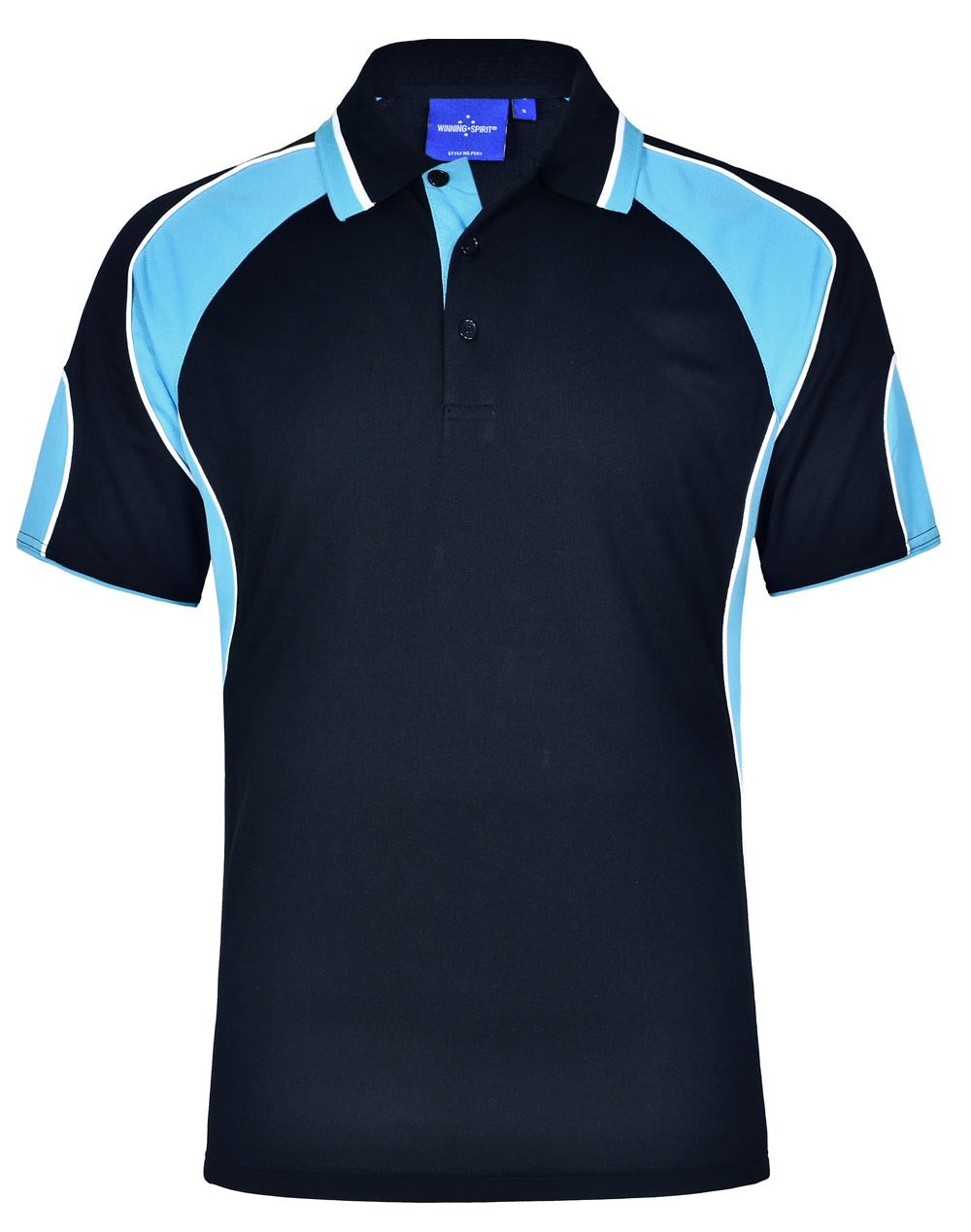[PS61] Men's Cooldry Contrast Polo With Sleeve Panel