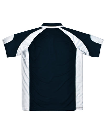 [PS61] Men's Cooldry Contrast Polo With Sleeve Panel