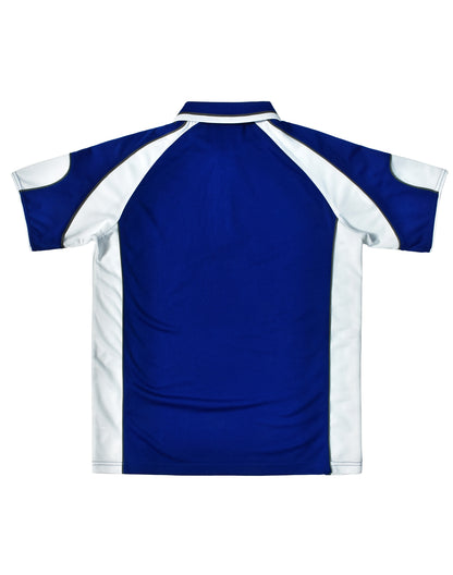 [PS61] Men's Cooldry Contrast Polo With Sleeve Panel