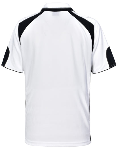 [PS61] Men's Cooldry Contrast Polo With Sleeve Panel