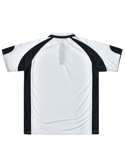 [PS61] Men's Cooldry Contrast Polo With Sleeve Panel