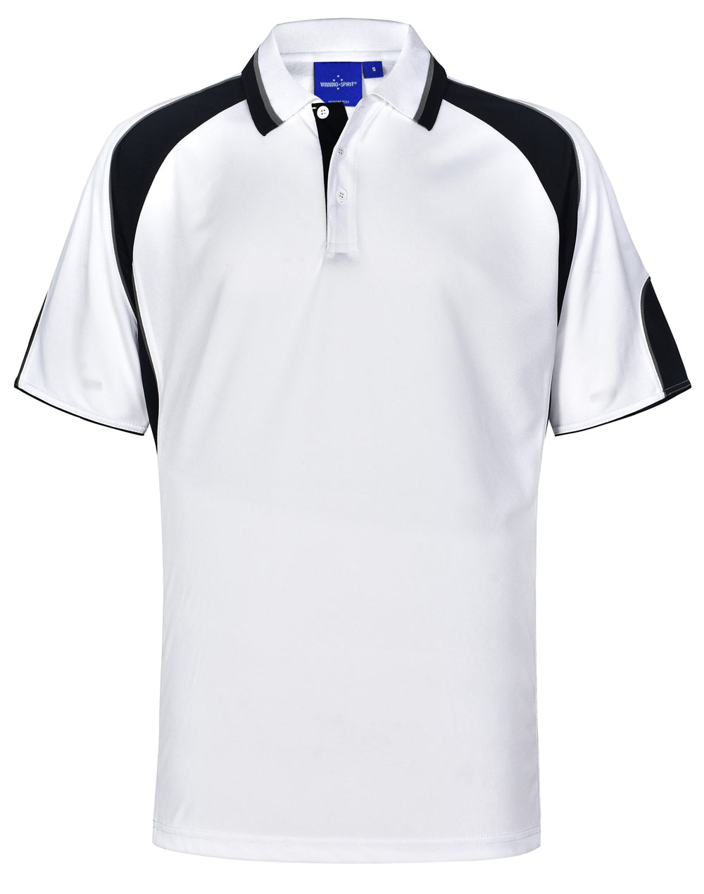 [PS61] Men's Cooldry Contrast Polo With Sleeve Panel