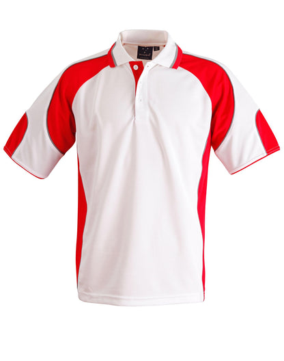 [PS61] Men's Cooldry Contrast Polo With Sleeve Panel
