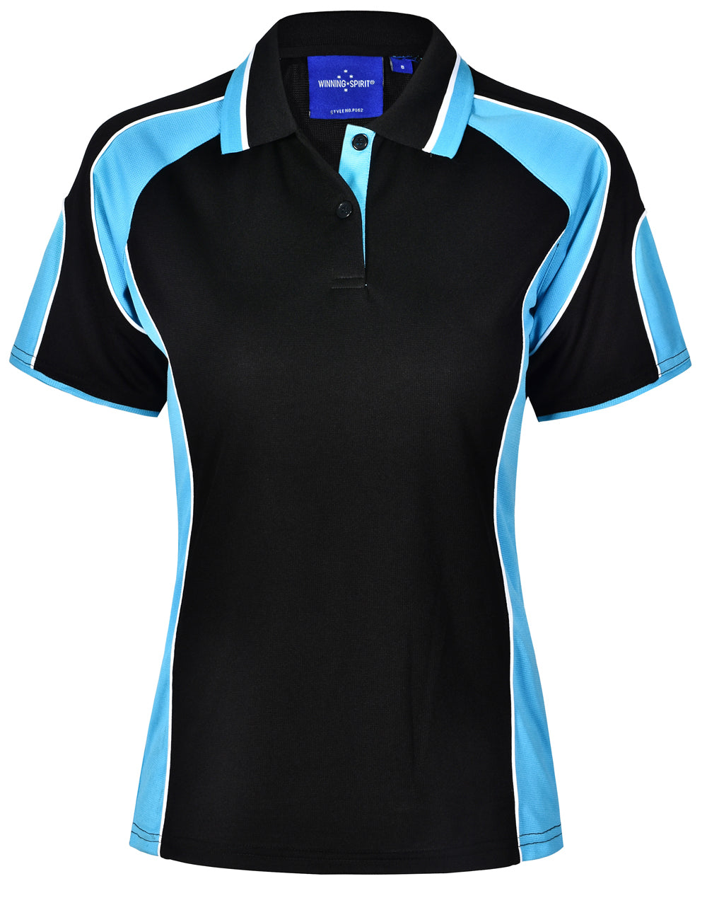 [PS62] Ladies' Cooldry Contrast Polo With Sleeve Panel