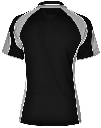 [PS62] Ladies' Cooldry Contrast Polo With Sleeve Panel