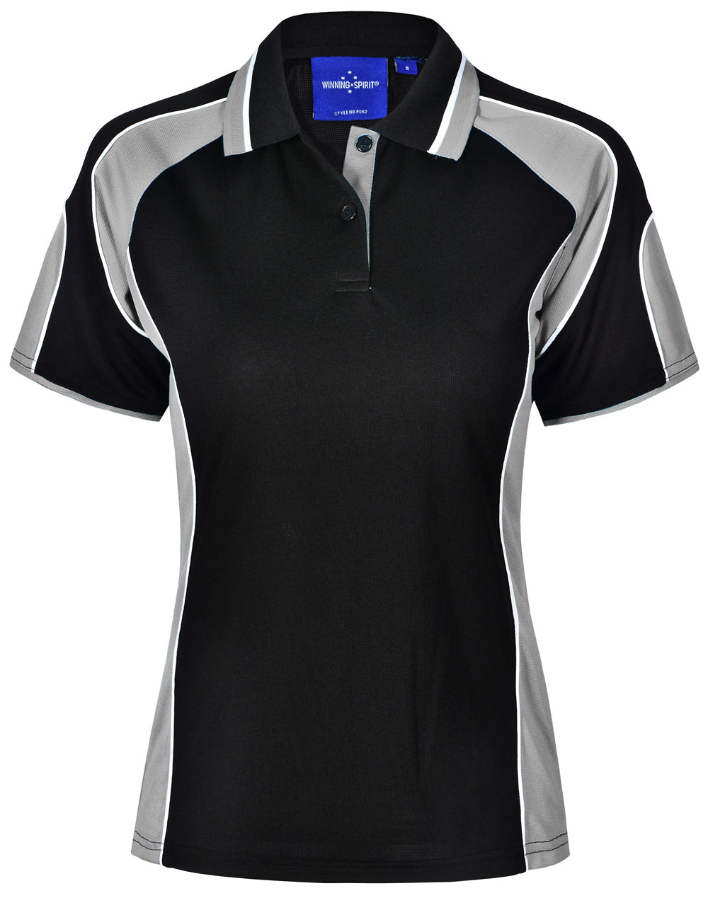 [PS62] Ladies' Cooldry Contrast Polo With Sleeve Panel