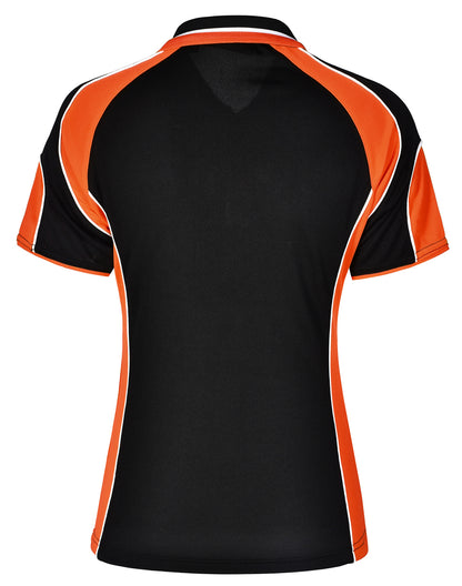 [PS62] Ladies' Cooldry Contrast Polo With Sleeve Panel