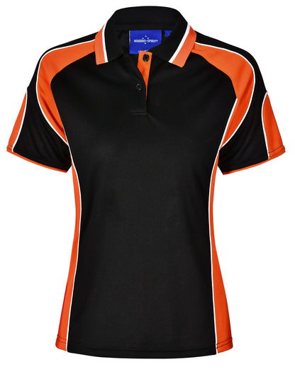 [PS62] Ladies' Cooldry Contrast Polo With Sleeve Panel