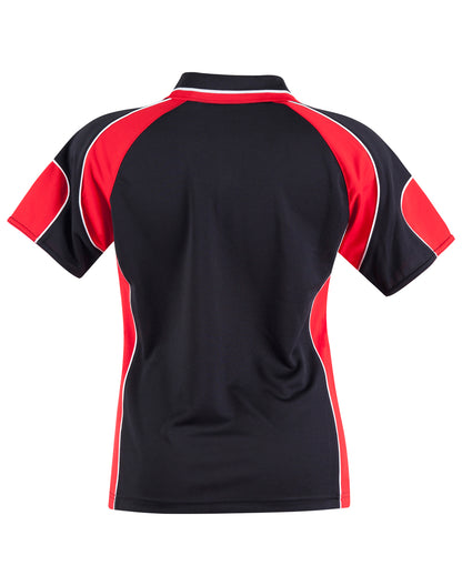 [PS62] Ladies' Cooldry Contrast Polo With Sleeve Panel