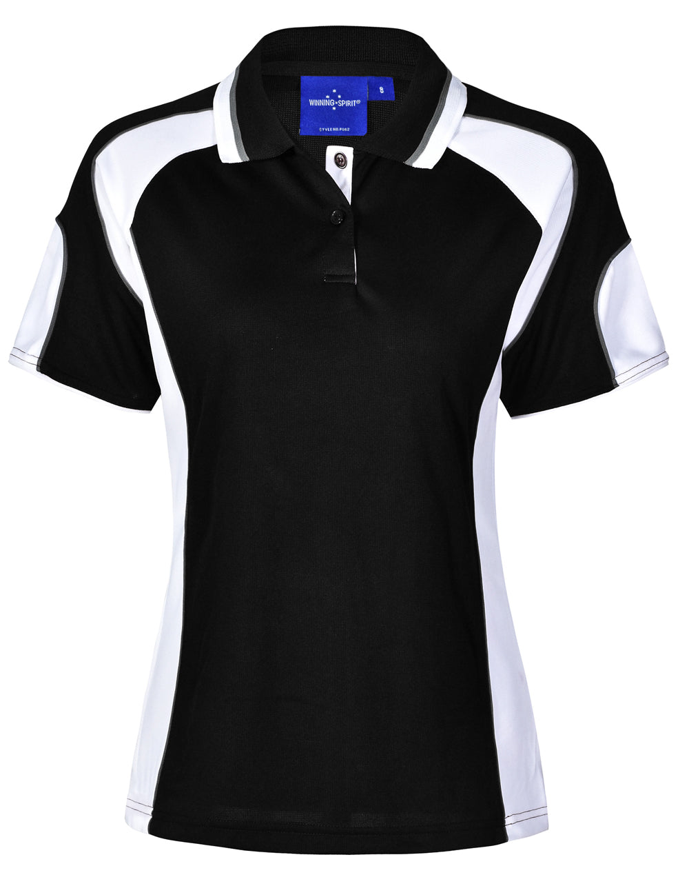 [PS62] Ladies' Cooldry Contrast Polo With Sleeve Panel