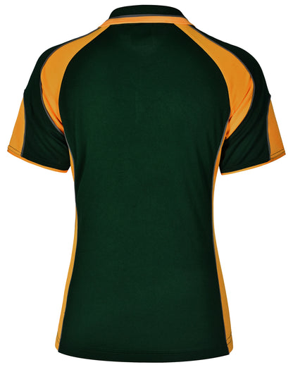 [PS62] Ladies' Cooldry Contrast Polo With Sleeve Panel