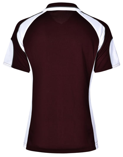 [PS62] Ladies' Cooldry Contrast Polo With Sleeve Panel