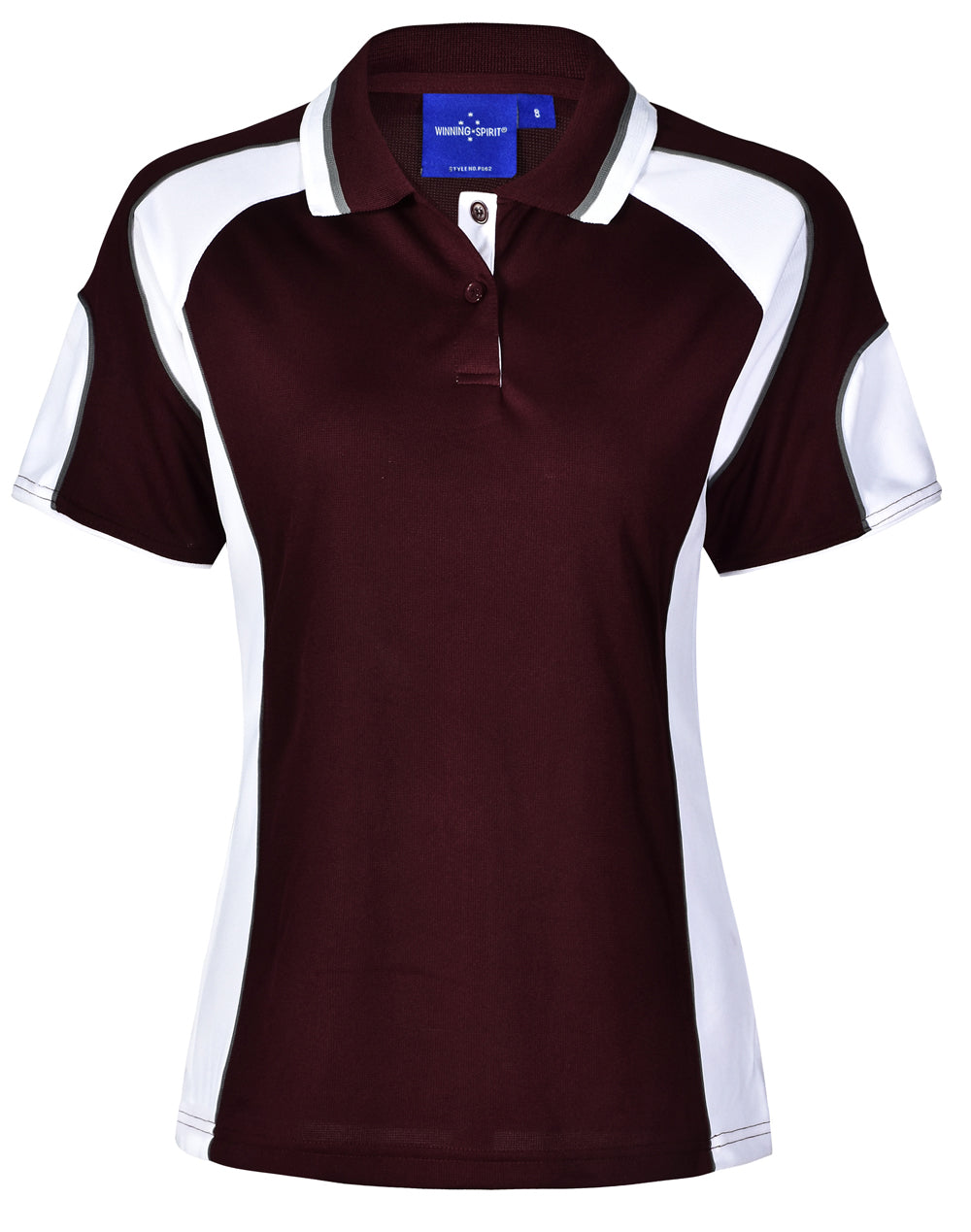 [PS62] Ladies' Cooldry Contrast Polo With Sleeve Panel