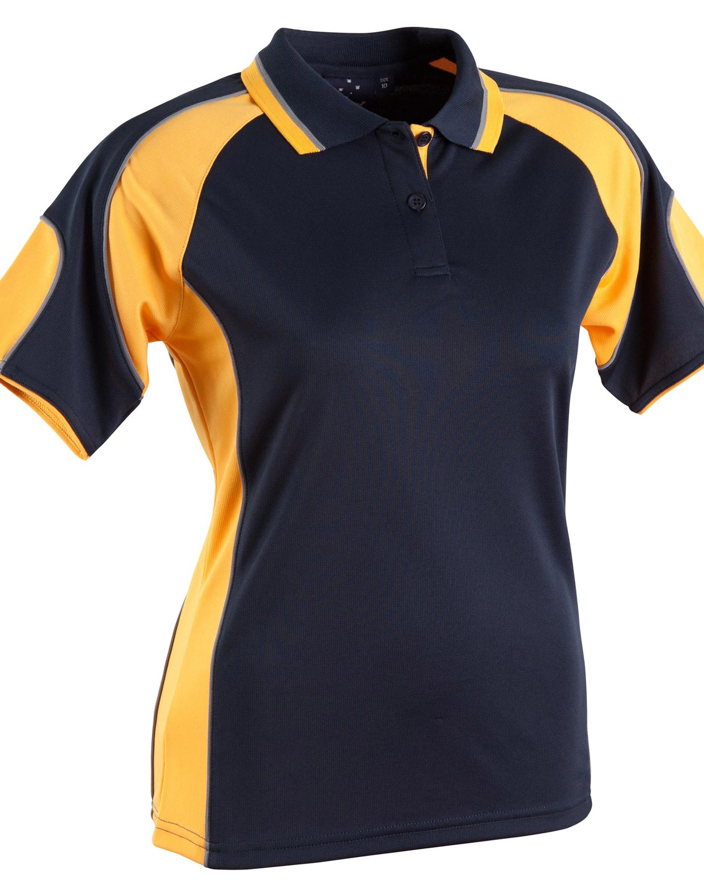 [PS62] Ladies' Cooldry Contrast Polo With Sleeve Panel